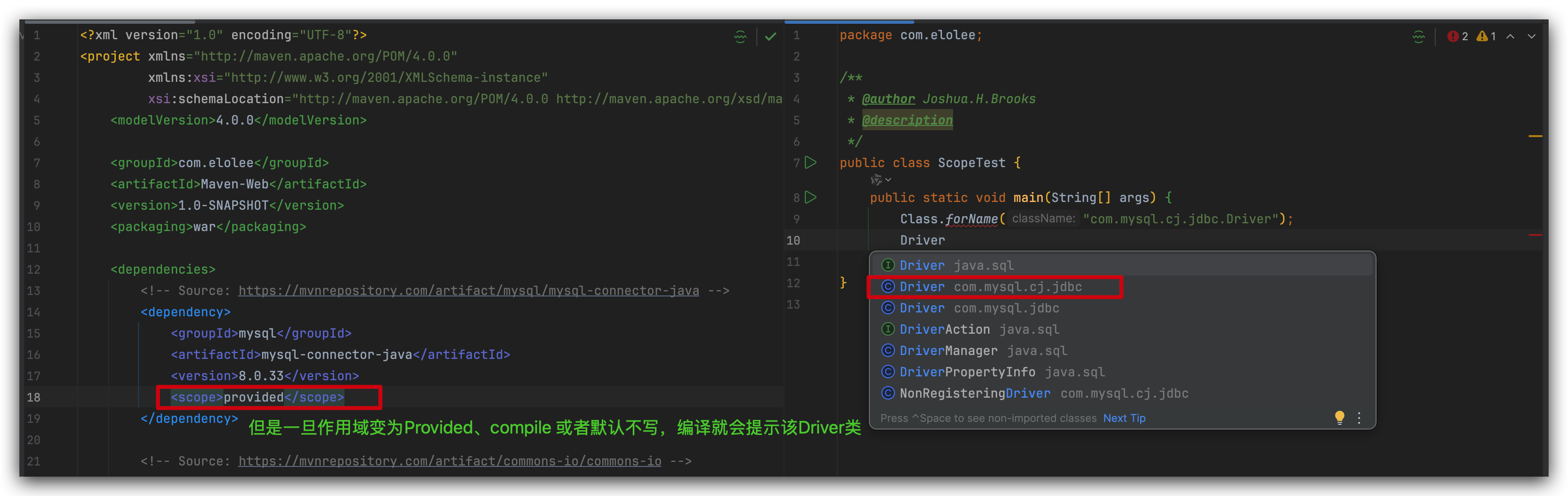scope other than runtime will compile prompt