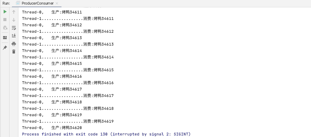 单个生产者消费者