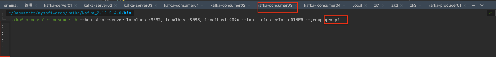 组间广播之消费者g2c1