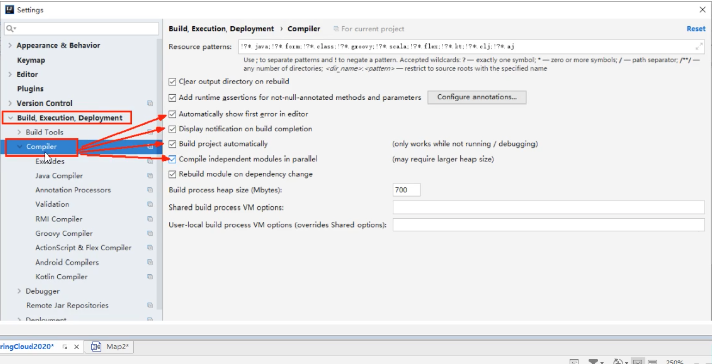 Idea开启自动构建