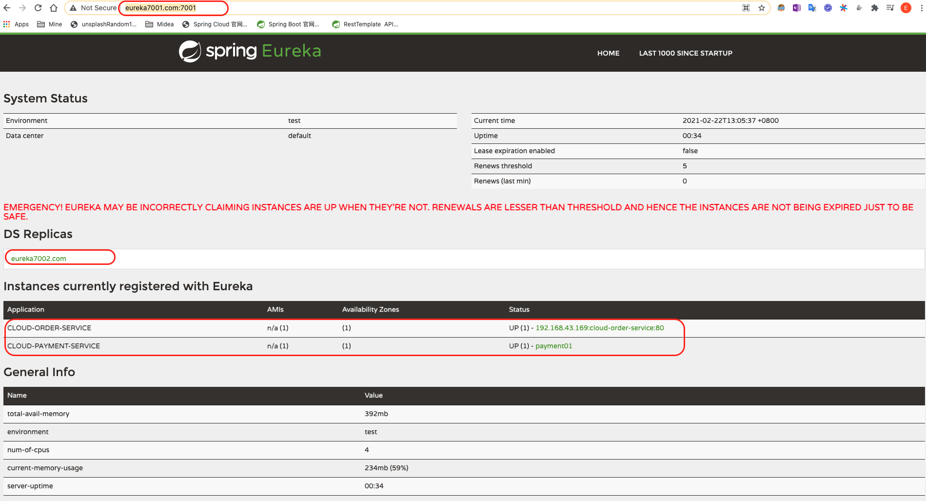 支付和订单服务注册进Eureka集群_节点1