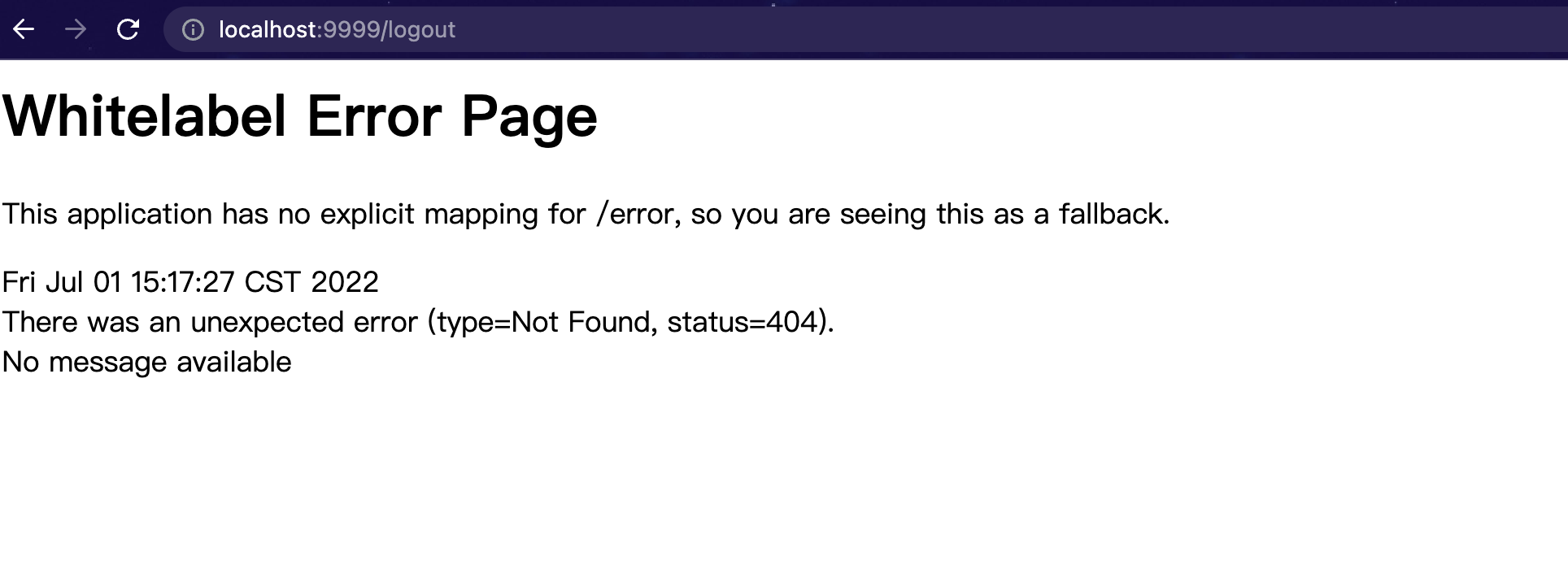 以get方式logout失败
