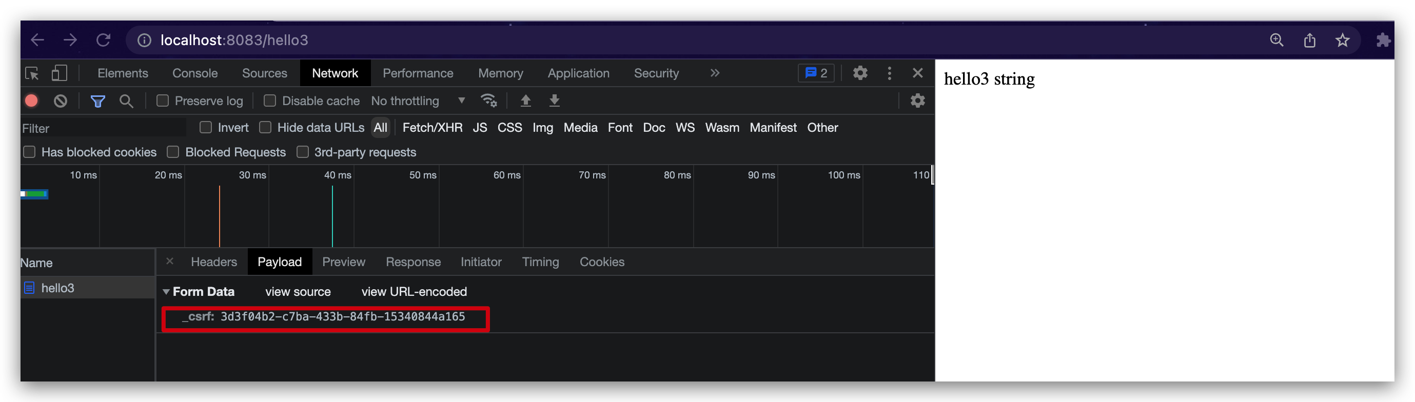 跳转POST测试接口