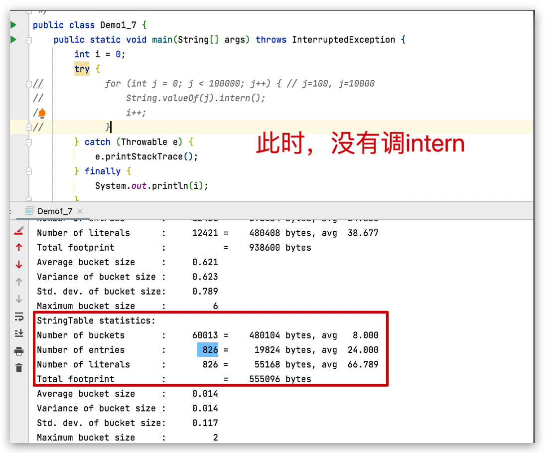 一开始没调intern有826entries