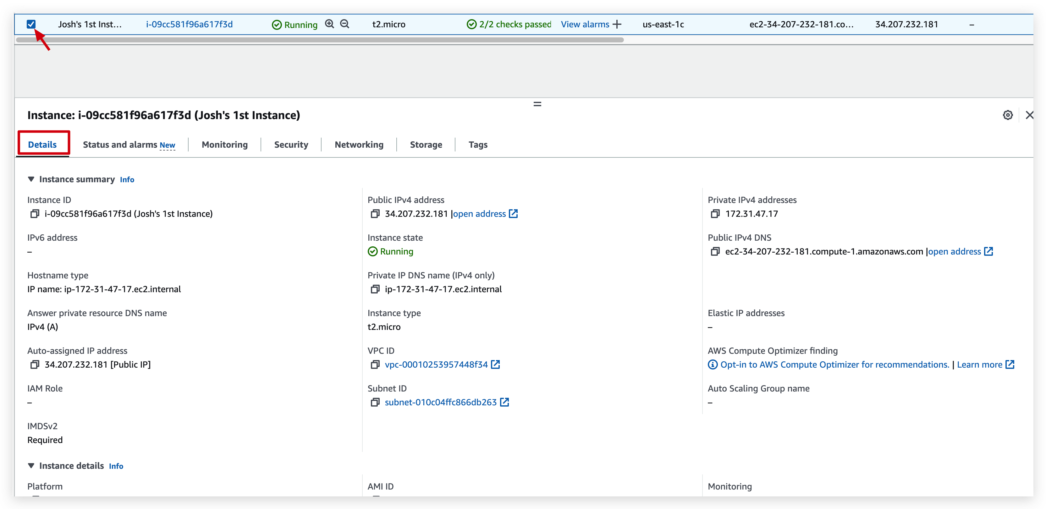 Instance Details-01-General Details