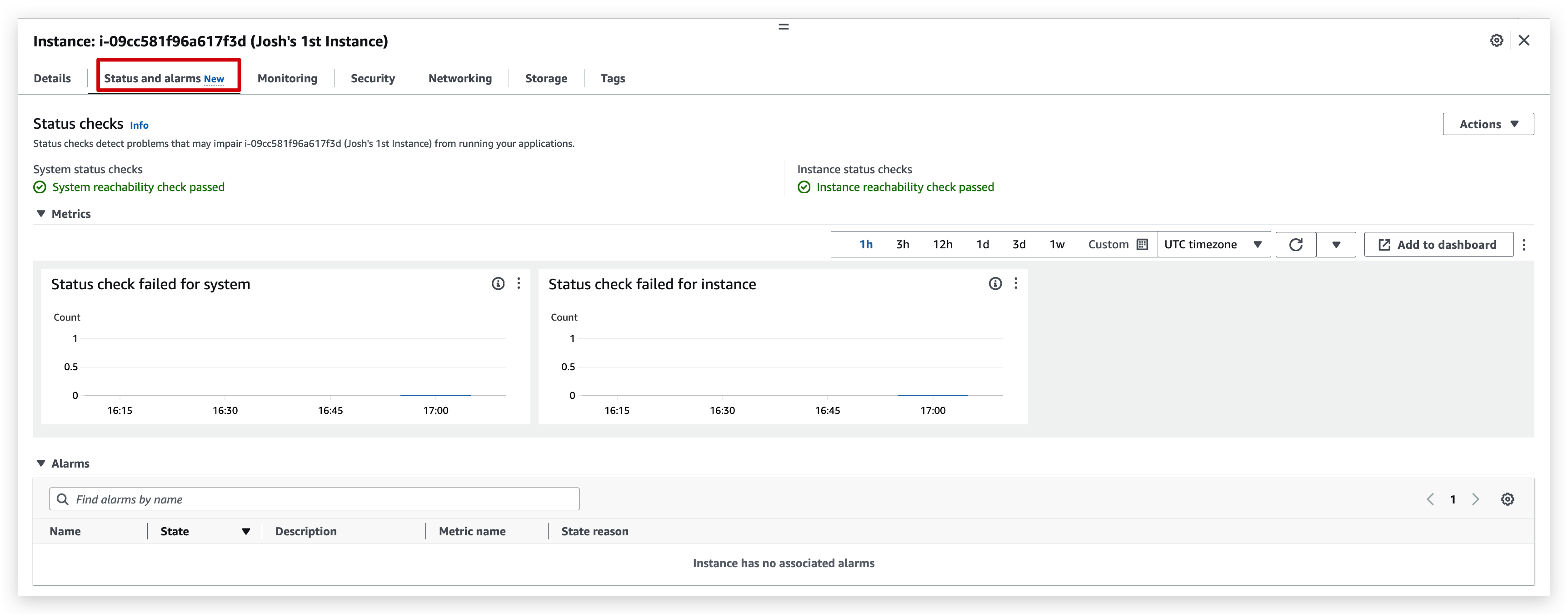 Instance Details-02-StatusAlarms